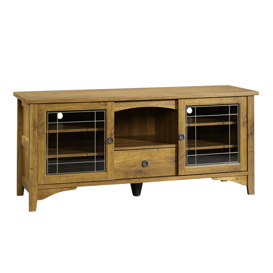 Sauder Rose Valley Abbey Oak Pedestal in the TV Stands department at