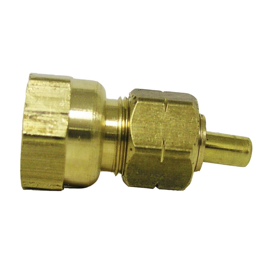 Watts 1/4in x 1/2 dia Union Compression Fitting in the Brass Fittings