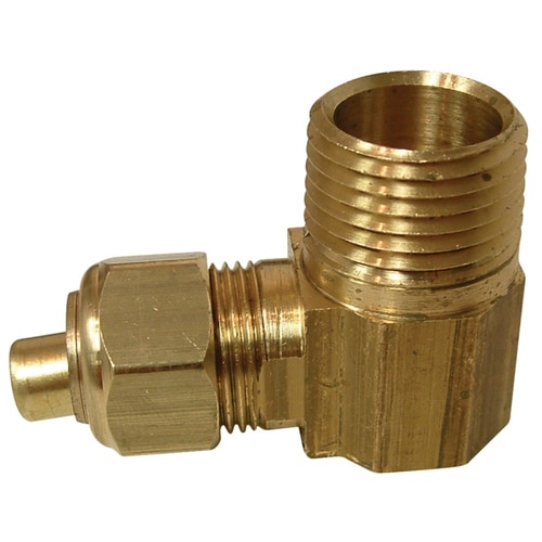 Watts 1/2-in x 1/2 Elbow Compression Fitting in the Brass Fittings ...