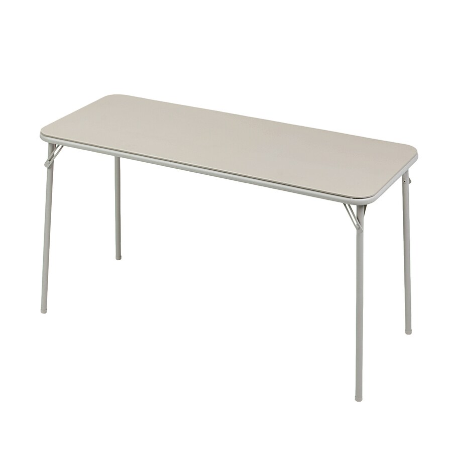 SuddenComfort 20 In X 48 In Rectangle Black Folding Table At Lowes Com   042952126520 