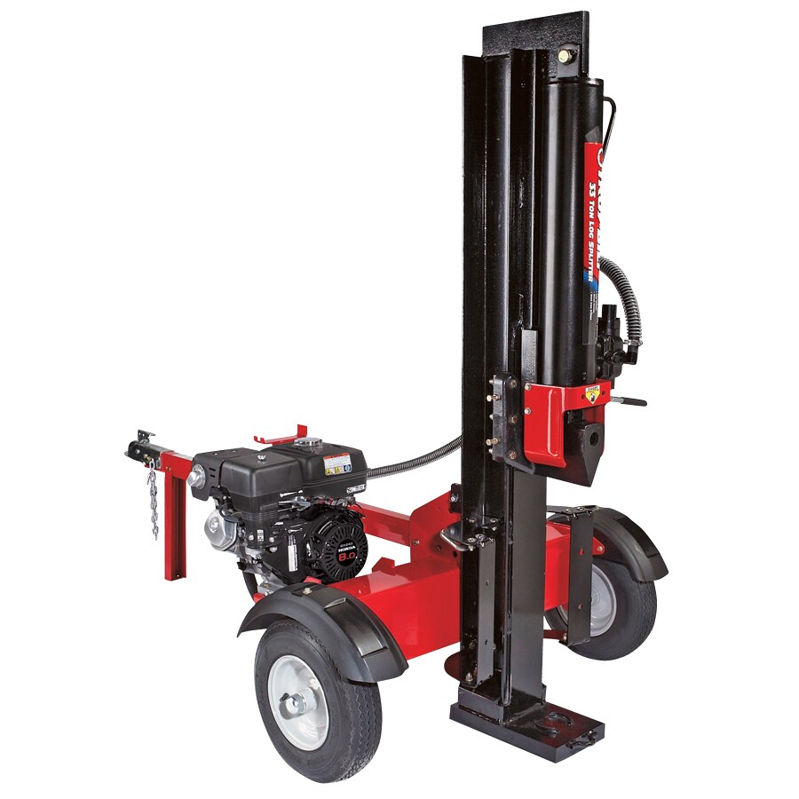 TroyBilt 33Ton Gas Log Splitter in the Hydraulic Gas Log Splitters