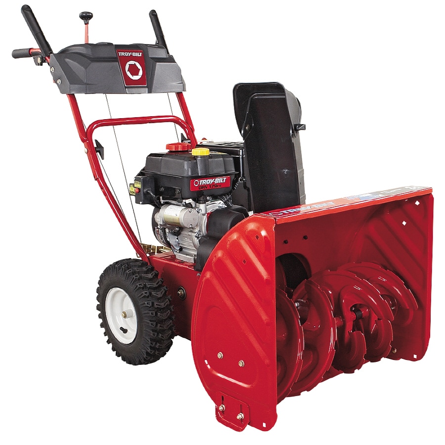 Troy-Bilt 179-cc 24-in Two-Stage Electric Start Gas Snow Blower in the Gas Snow Blowers ...