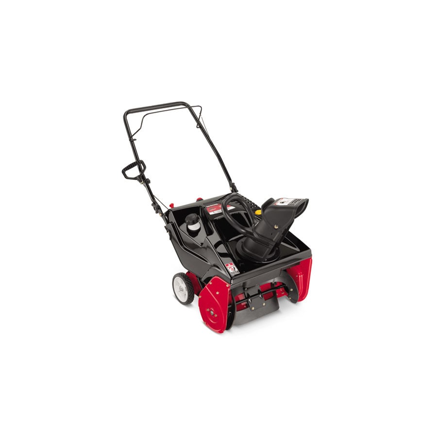 yard machines single stage snow thrower