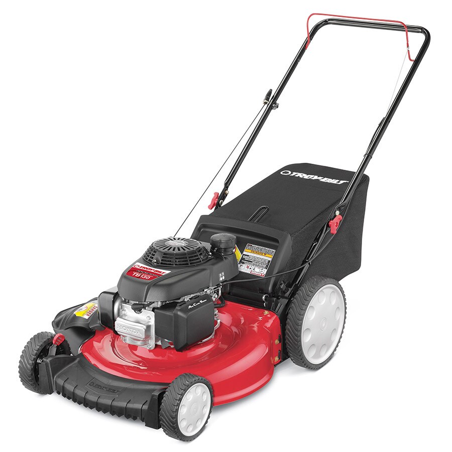 Troy-Bilt TB130 160-cu cm 21-in Push Gas Lawn Mower with Mulching ...