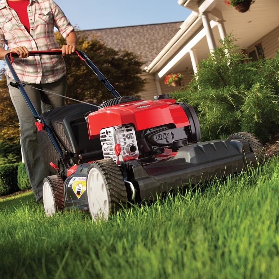 Troy-Bilt TB200 150-cc 21-in Self-Propelled Gas Lawn Mower with Briggs ...