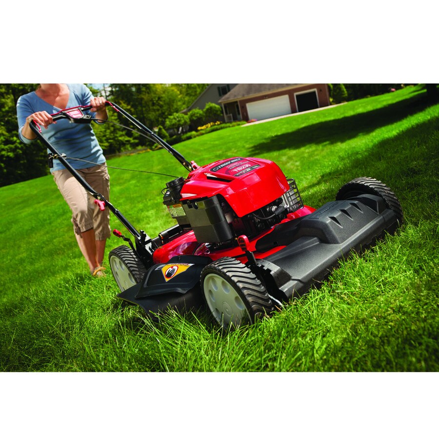 Troy Bilt Tb230 190 Cc 21 In Self Propelled Gas Lawn Mower With Briggs And Stratton Engine At