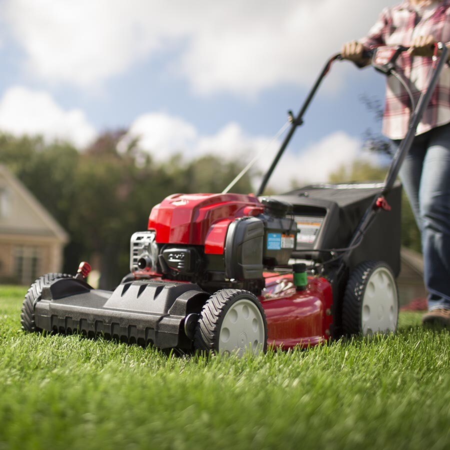 Troy-Bilt TB230 163-cc 21-in Self-propelled Gas Lawn Mower with Briggs ...