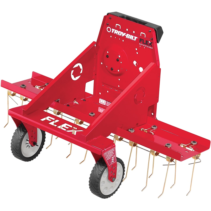 Shop TroyBilt FLEX Steel Tine Dethatcher Base Attachment at