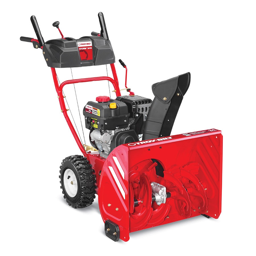 Shop Troy Bilt Storm 2410 24 In Two Stage Gas Snow Blower Self