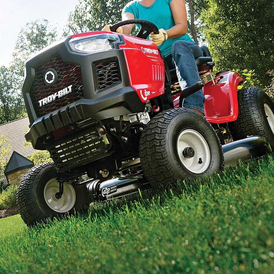 Lowes troy bilt cheap riding lawn mower