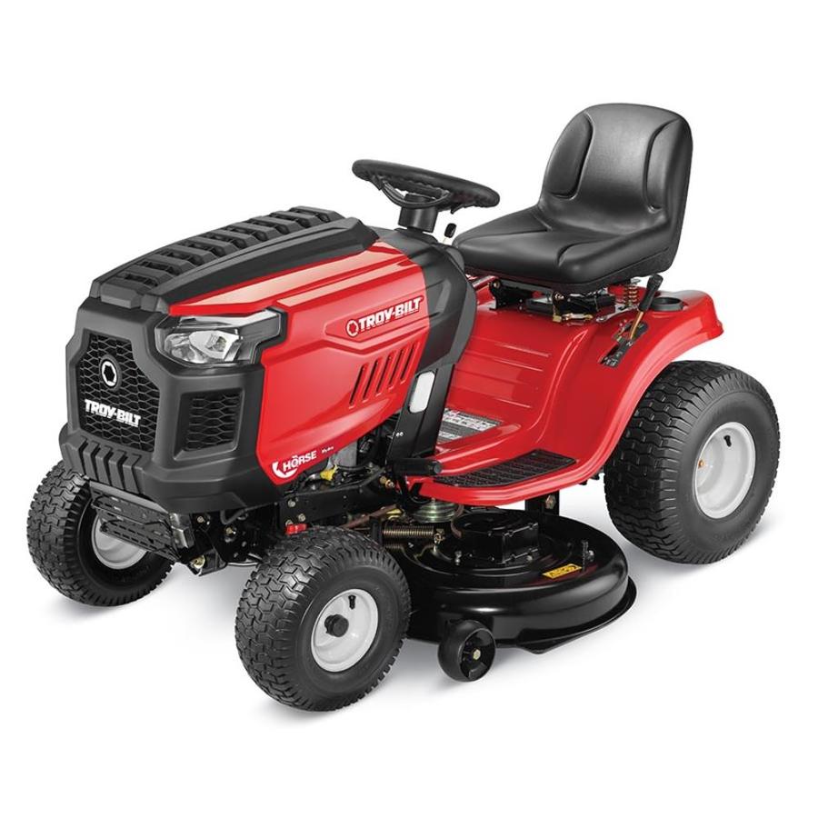 Troy-Bilt Horse-CA 19.5-HP Hydrostatic 46-in Riding Lawn Mower with ...