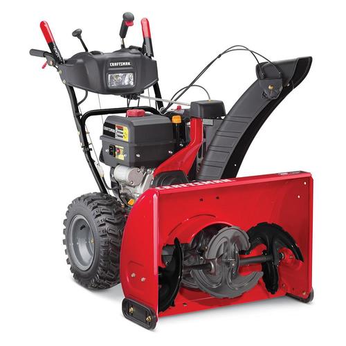 CRAFTSMAN SB650 28-in 357-cc Three-Stage Self-Propelled Gas Snow Blower ...