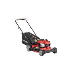 Push Lawn Mowers At Lowes Craftsman M110 140 Cc 21 In Push Gas Lawn Mower With Briggs