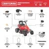 CRAFTSMAN R110 10.5-HP Manual/Gear 30-in Riding Lawn Mower with