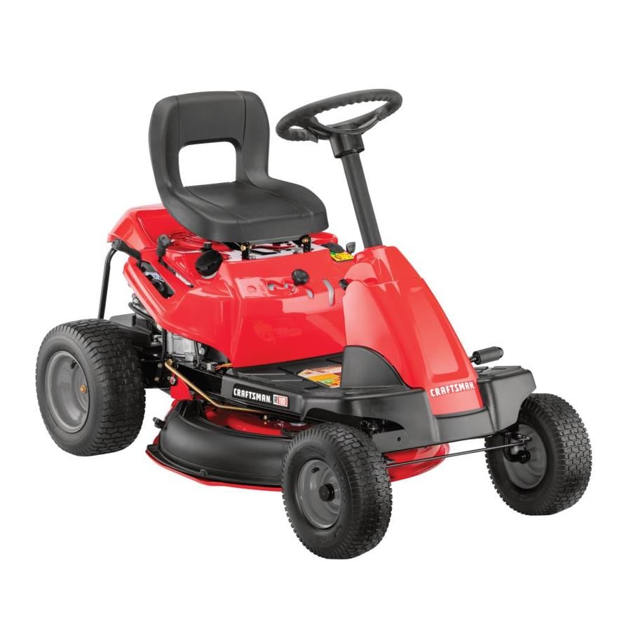 CRAFTSMAN 10.5HP Manual/Gear 30in Riding Lawn Mower with Mulching