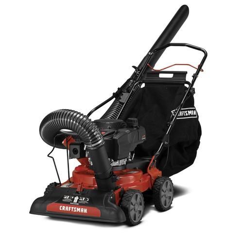 Craftsman 24 In 159 Cc Self Propelled Csv070 Lawn Vacuum In The Lawn Vacuums Department At Lowes Com