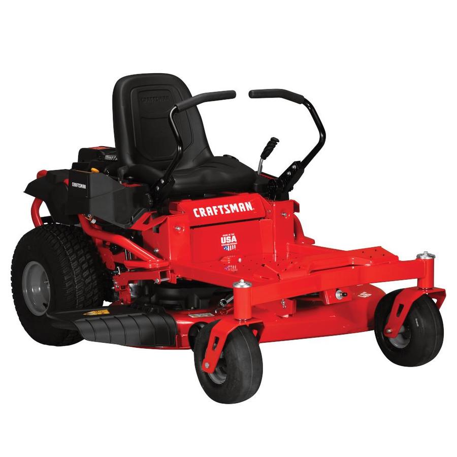 CRAFTSMAN 22-HP V-Twin Dual Hydrostatic 46-in Zero-Turn Lawn Mower with ...