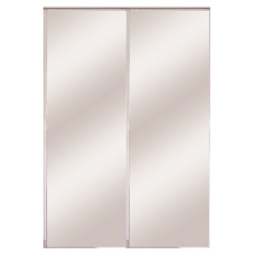 ReliaBilt (Glass/Mirror) Flush Steel Bifold Door Hardware Included