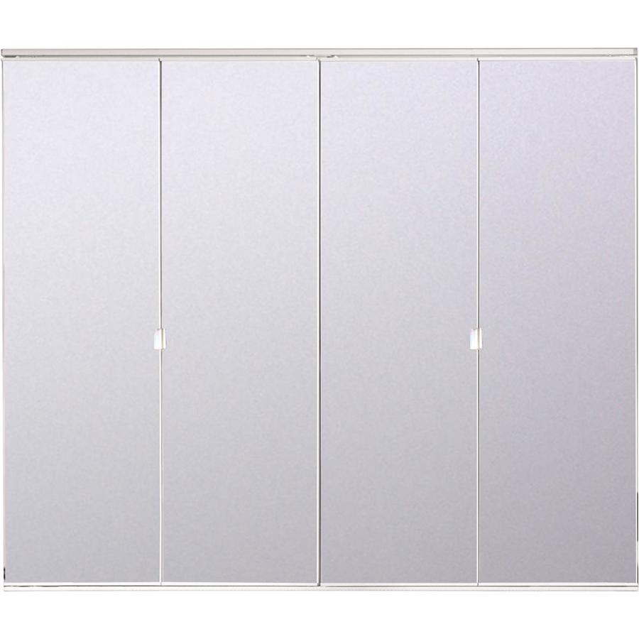 Shop ReliaBilt Flush Mirror Bi-Fold Closet Interior Door (Common  interior design modern, interior decor products, interior decor of house, and interior decor design ideas Mirror Closet Doors Lowes 900 x 900