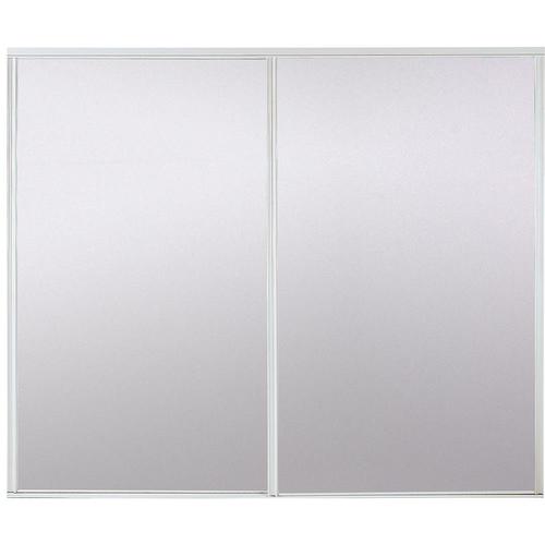 Reliabilt Glass Mirror Flush Steel Sliding Closet Door Hardware