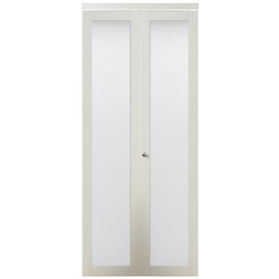 Kingstar 1 Lite Frosted Glass Bi Fold Closet Interior Door