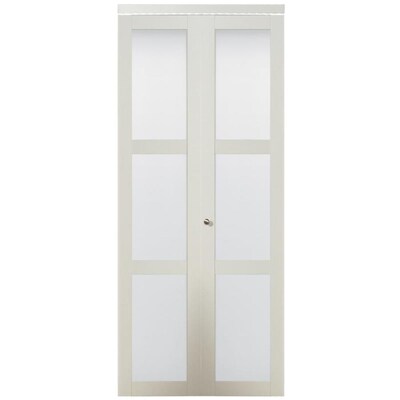 Kingstar 3 Lite Frosted Glass Bi Fold Closet Interior Door