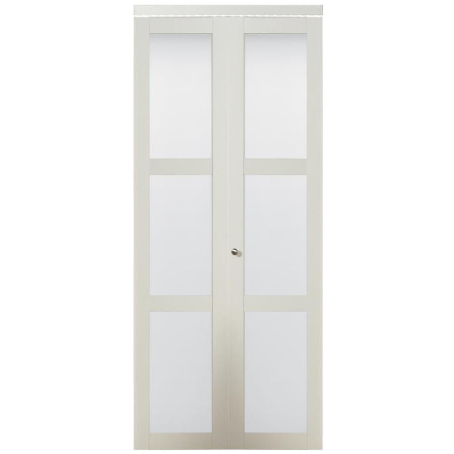 Kingstar 3 Lite Frosted Glass Bi Fold Closet Interior Door Common