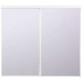 Bifold Sliding Closet Doors At Lowes Reliabilt White Mirror Sliding Closet Door Hardware Included Common 60 In X