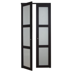 Bifold Sliding Closet Doors At Lowes Reliabilt Mdf Pivot Door Hardware Included Common 24 In X 80