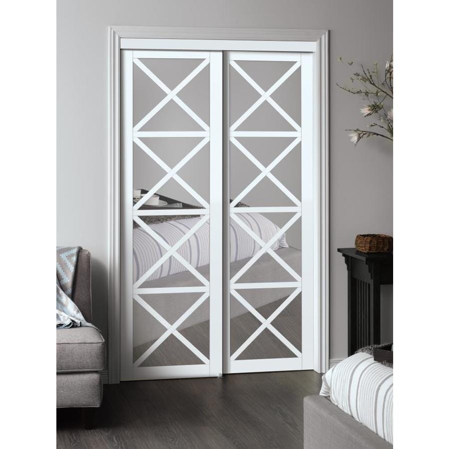 ReliaBilt Reliabilt White Flush MDF Sliding Closet Door ...