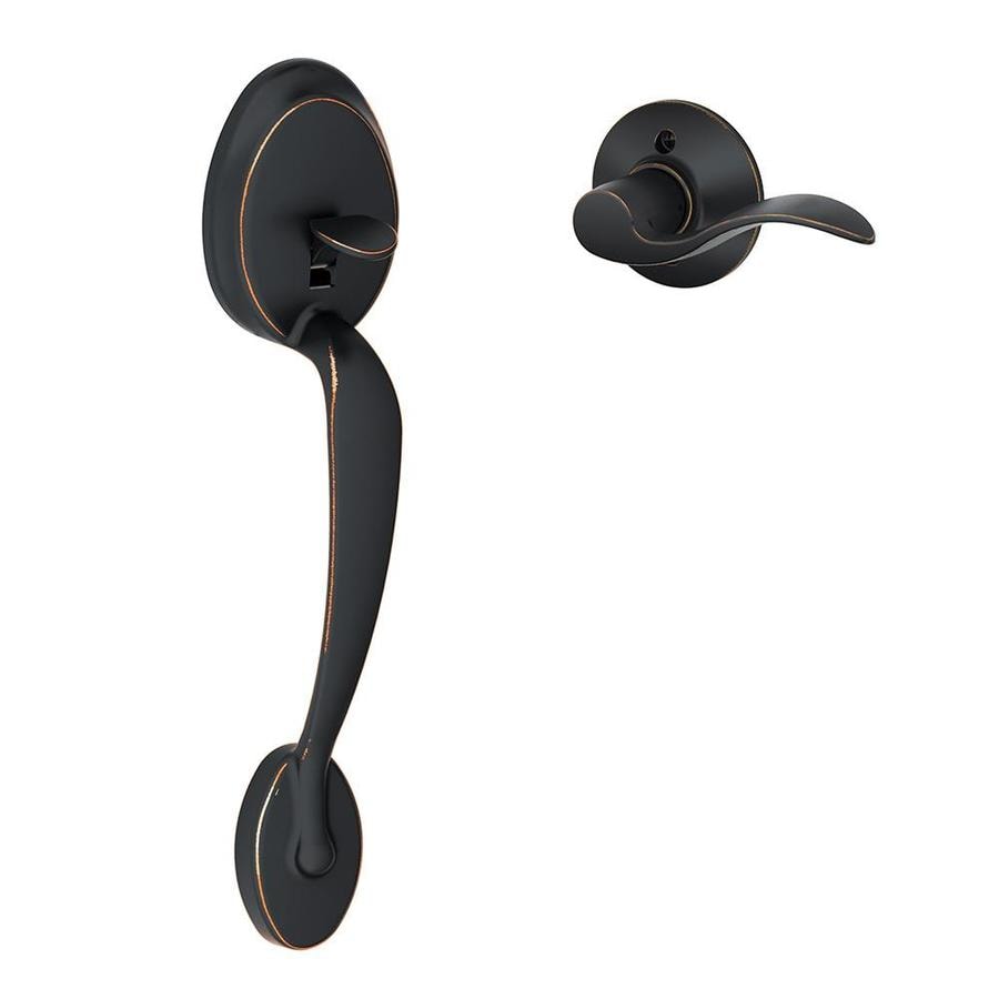 Schlage Plymouth Aged Bronze Residential Entry Door Replacement