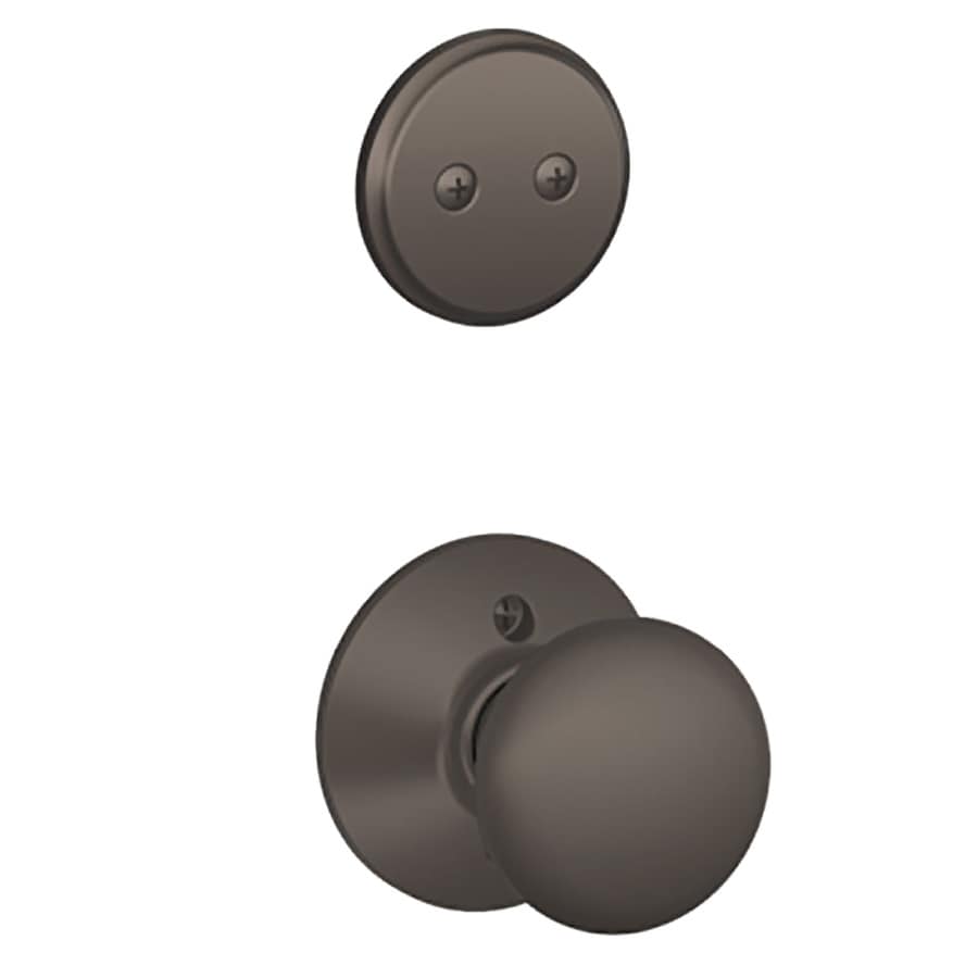 Schlage Plymouth 15/8in to 13/4in OilRubbed Bronze NonKeyed Knob