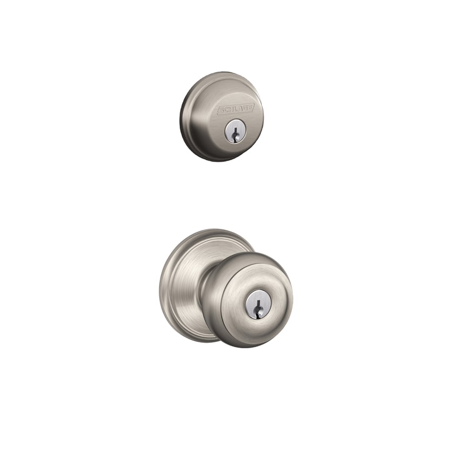 silver round door knobs