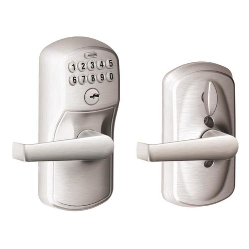 Schlage Fe595 Ply Keypad Plymouth Satin Chrome 1 Cylinder Lighted
