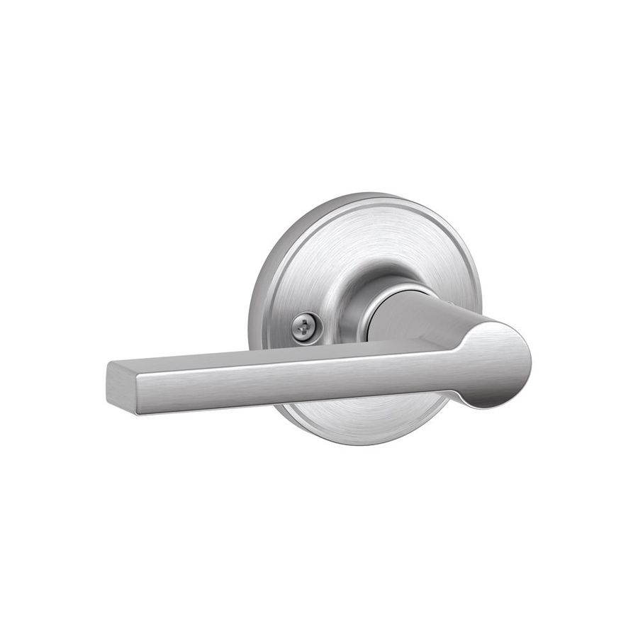 Shop Schlage J Solstice Satin Chrome Dummy Door Lever at