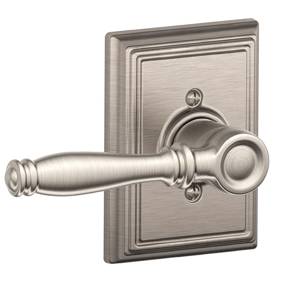 Schlage F Decorative Birmingham x Addison Satin Nickel Reversible Dummy
