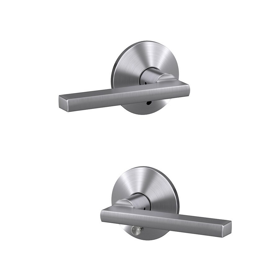 brushed steel door handles