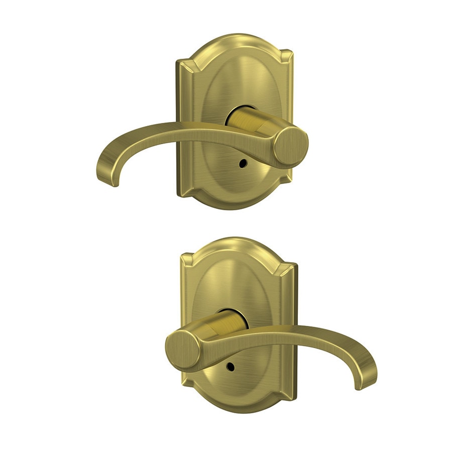 Schlage Fc172 Wit Cam Custom Whitney Camelot Satin Brass