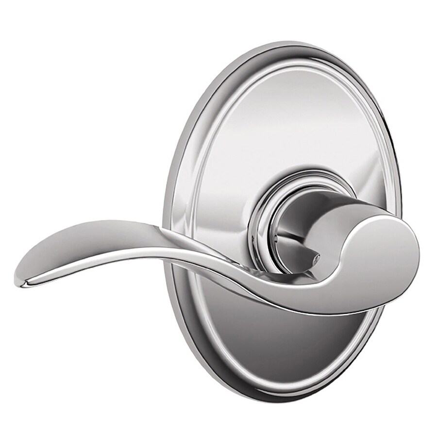 Schlage F Decorative Accent x Wakefield Bright Chrome Reversible ...