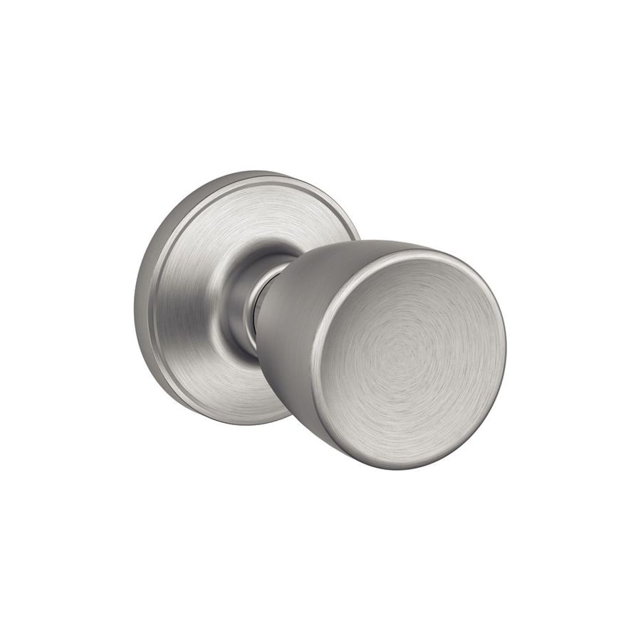 Schlage Byron Satin Stainless Steel Tulip Passage Door Knob At
