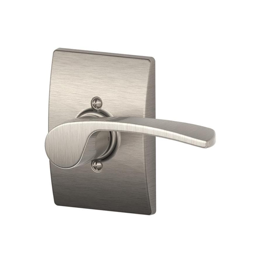 Schlage F Decorative Merano x Century Satin Nickel RightHanded Dummy