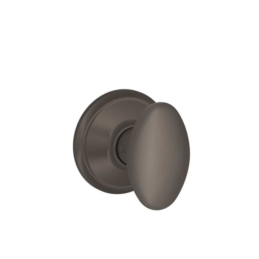 Schlage Siena Oil Rubbed Bronze Egg Passage Door Knob At Lowes Com