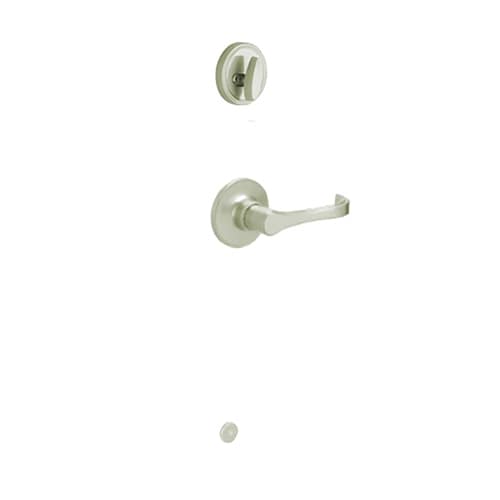 Schlage Jh Torino Satin Stainless Steel Single Cylinder Deadbolt Entry Door Interior Handle Torino In The Handlesets Department At Lowes Com