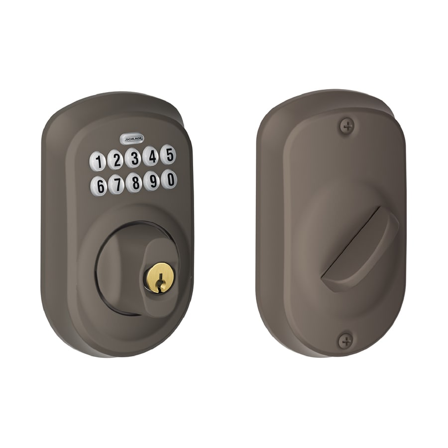 Schlage Plymouth OilRubbed Bronze SingleCylinder Electronic Entry