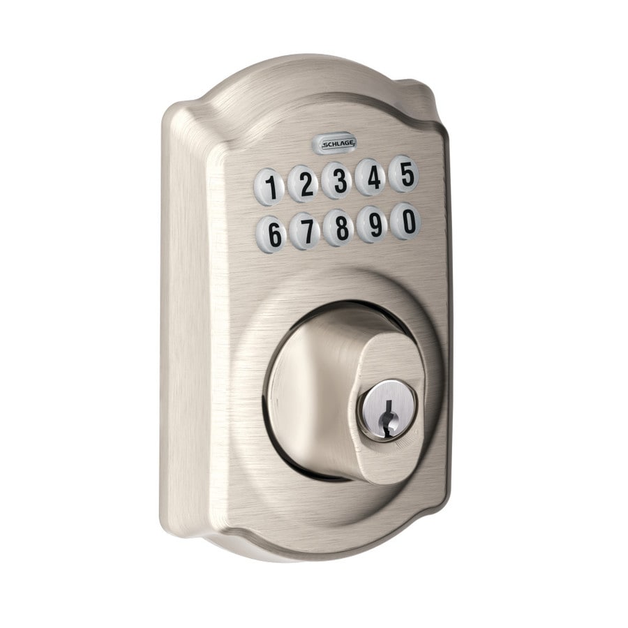 deadbolt schlage keypad locks camelot deadbolts keyless