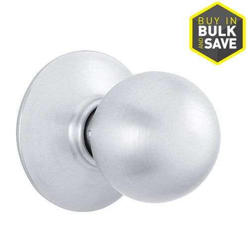 Schlage Orbit Satin Chrome Passage Door Knob in the Door Knobs