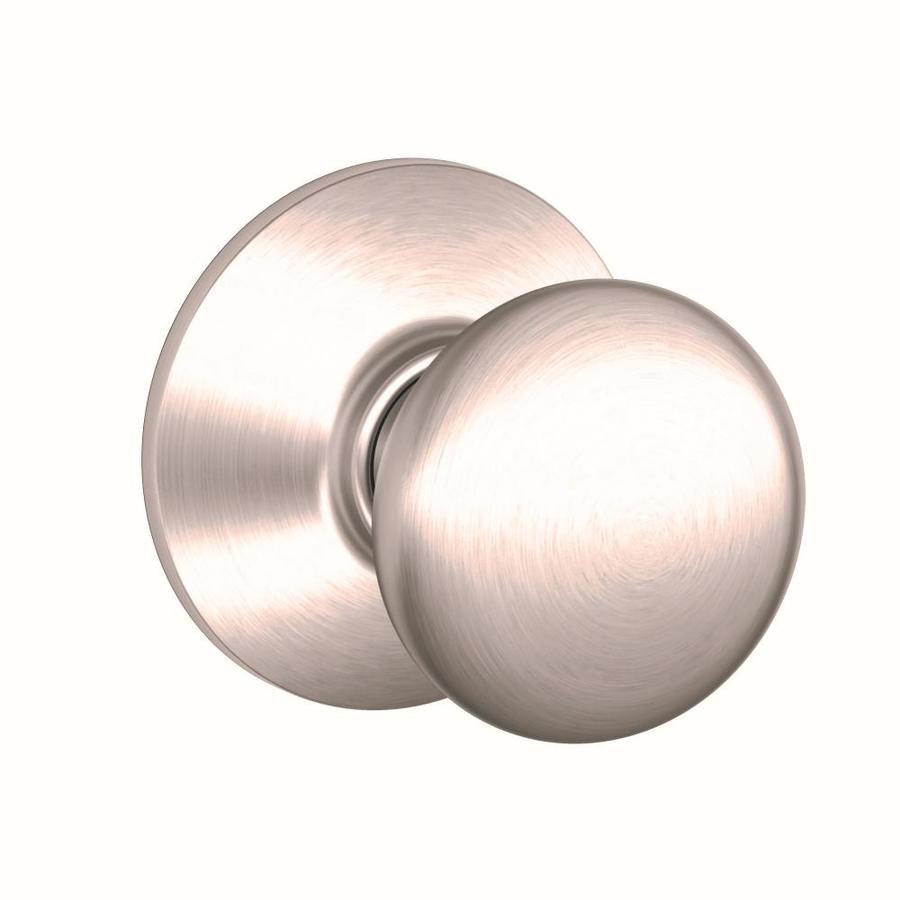 Schlage F10 Ply Plymouth Satin Chrome Passage Door Knob Single