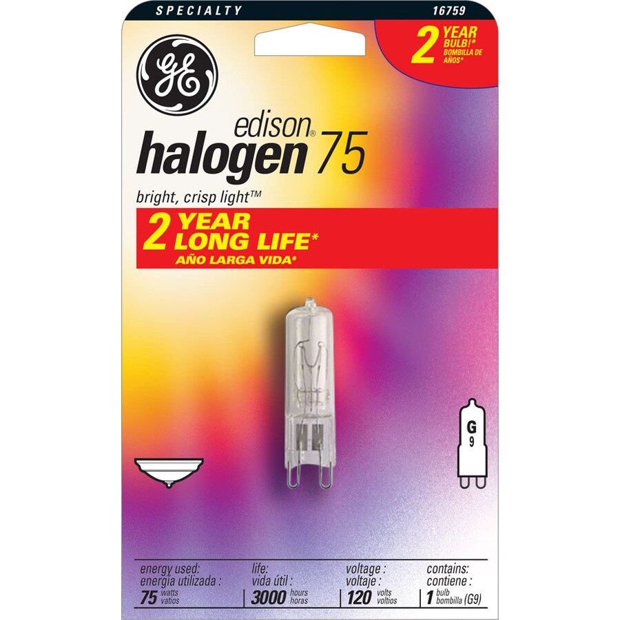 Ge 75 Watt T4 Plug In Base Bright White Halogen Desk Lamp Light Ge 75 Watt T4 Plug In Base Bright White Halogen Desk Lamp Light Bulb