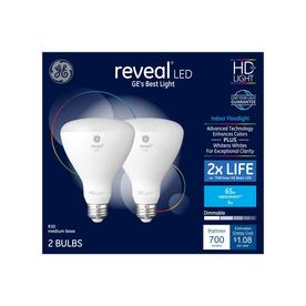 Spot Flood Led Light Bulbs At Lowes Ge Reveal 65 Watt Eq Led Br30 Color Enhancing Dimmable Spotlight Light Bulb