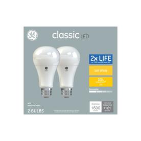 General Purpose Led Light Bulbs At Lowes Ge Clic 100 Watt Eq Soft White Dimmable Light Bulbs 2 Pack